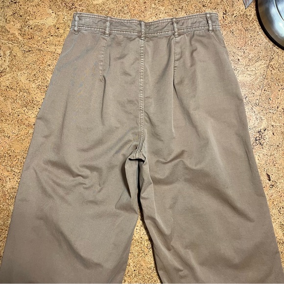 Everlane Wm’s The Lightweight Wide Leg Crop High Waisted Chino Pants Sz 4 - Picture 7 of 13